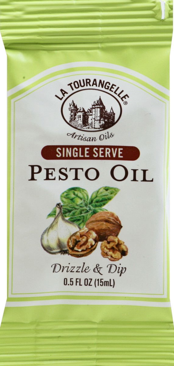 slide 2 of 6, La Tourangelle Pesto Oil Single Serve Pouch, 0.5 oz