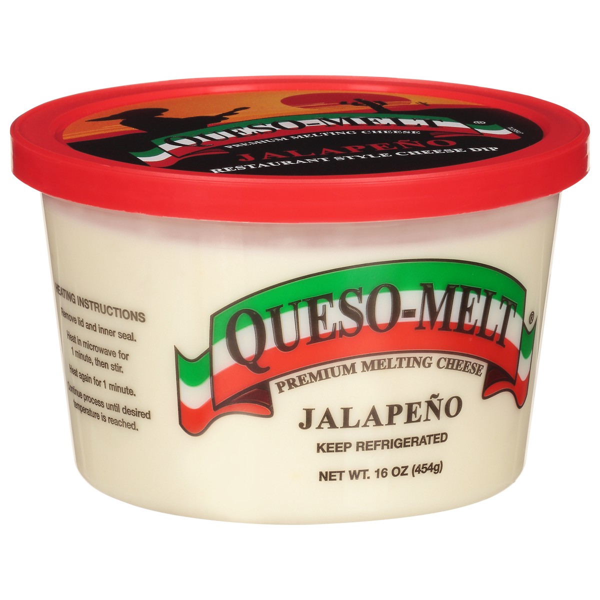 slide 7 of 9, Queso-Melt Jalapeno Cheese Dip, 16 oz