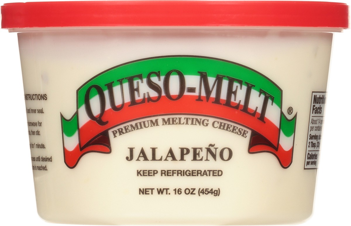 slide 3 of 9, Queso-Melt Jalapeno Cheese Dip, 16 oz