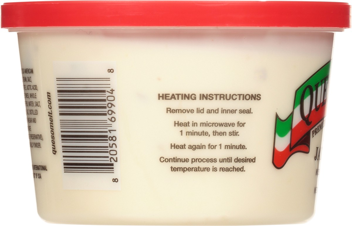 slide 9 of 9, Queso-Melt Jalapeno Cheese Dip, 16 oz