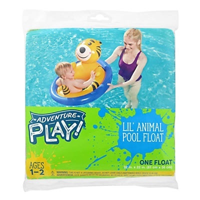 slide 1 of 1, Adventure Play Lil' Animal Pool Float Assorted, 1 ct