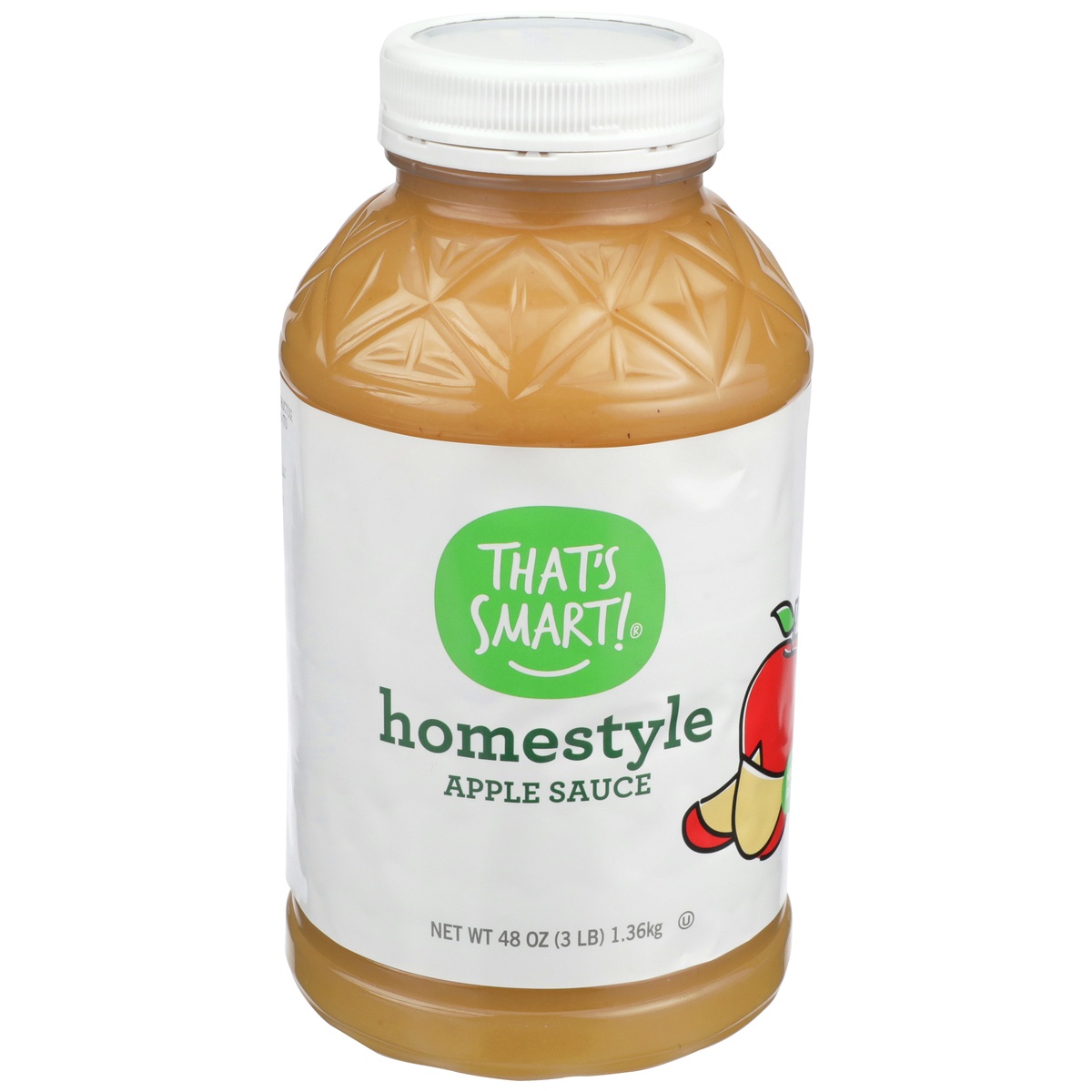 slide 1 of 1, That's Smart! Homestyle Apple Sauce, 48 oz