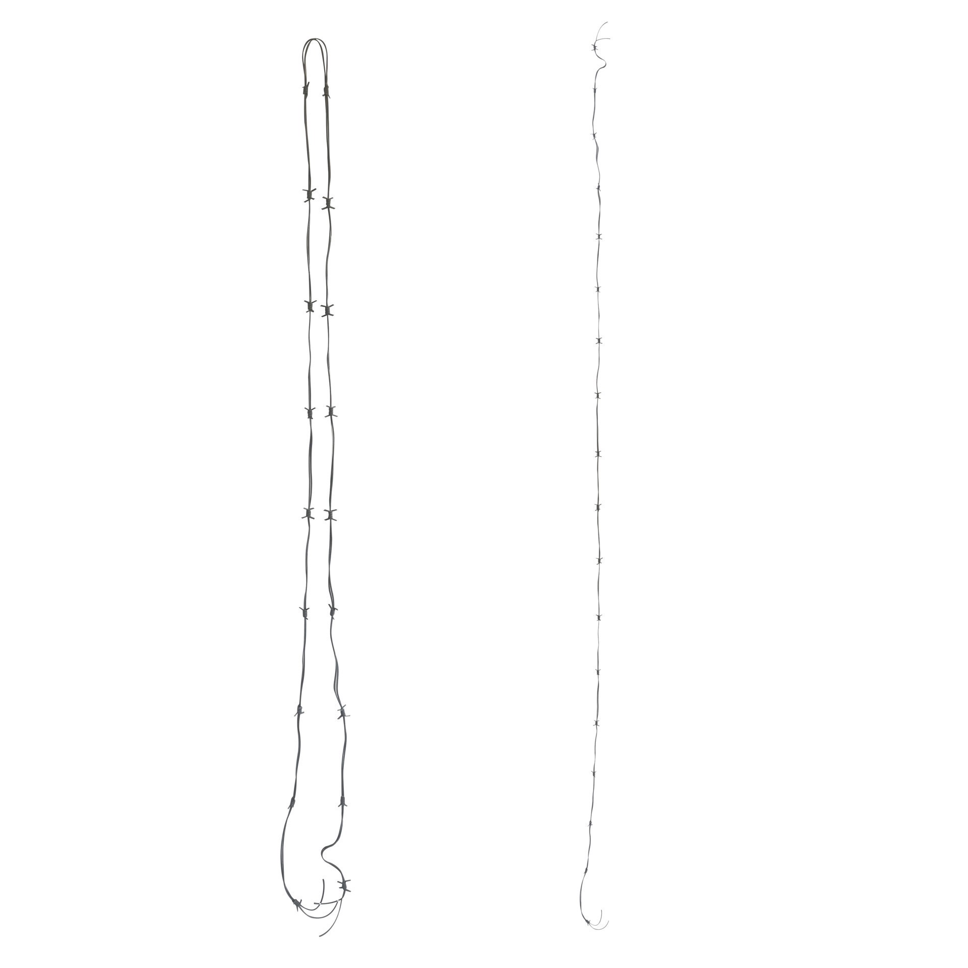 slide 5 of 5, 12ft. Black Plastic Barbed Wire By Ashland, 12 ft