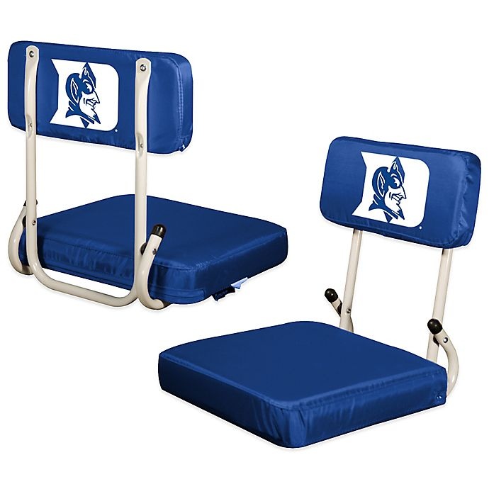 slide 1 of 1, NCAA Duke University Hard Back Stadium Seat, 1 ct