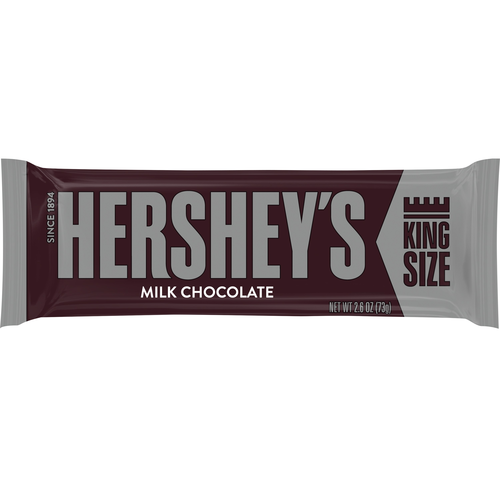 slide 1 of 1, Hershey's Milk Chocolate King Size, 2.6 oz