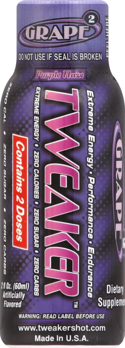 slide 3 of 4, Tweaker Grape Energy Shot - 2 fl oz, 2 fl oz