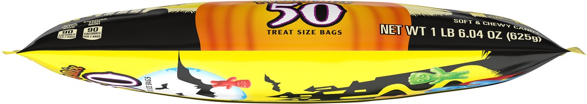 slide 9 of 9, Sour Patch/Swedish Fish Red SOUR PATCH KIDS & SWEDISH FISH Mini Halloween Candy Variety Pack, 50 Trick or Treat Bags, 1.37 lb