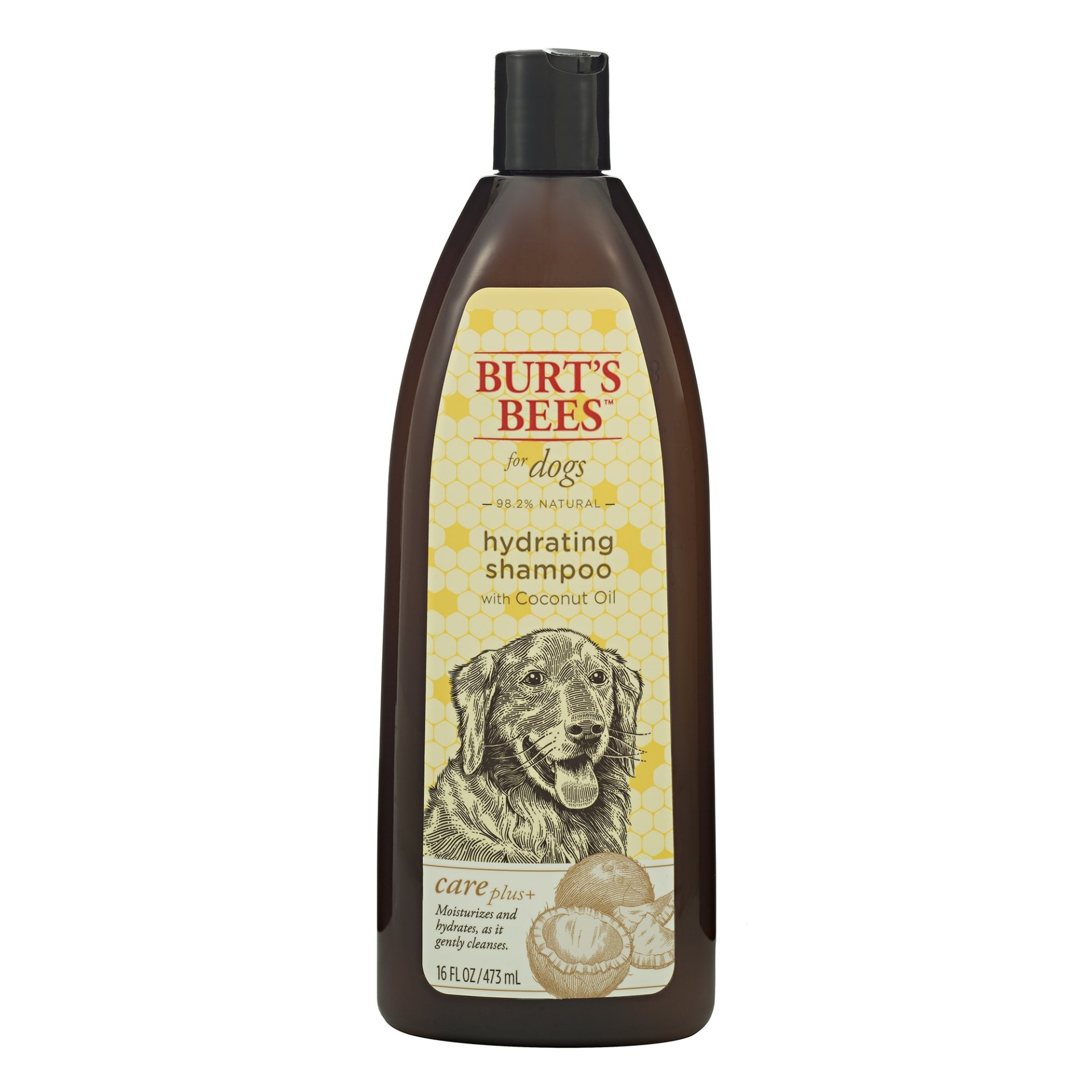 slide 1 of 1, Burt's Bees Care Plus+Hydrating Coconut Oil Dog Shampoo, 16 fl oz