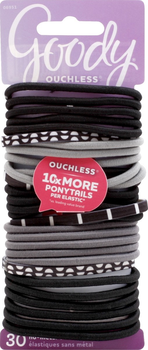 slide 2 of 6, Goody Ouchless Elastics, 30 ct