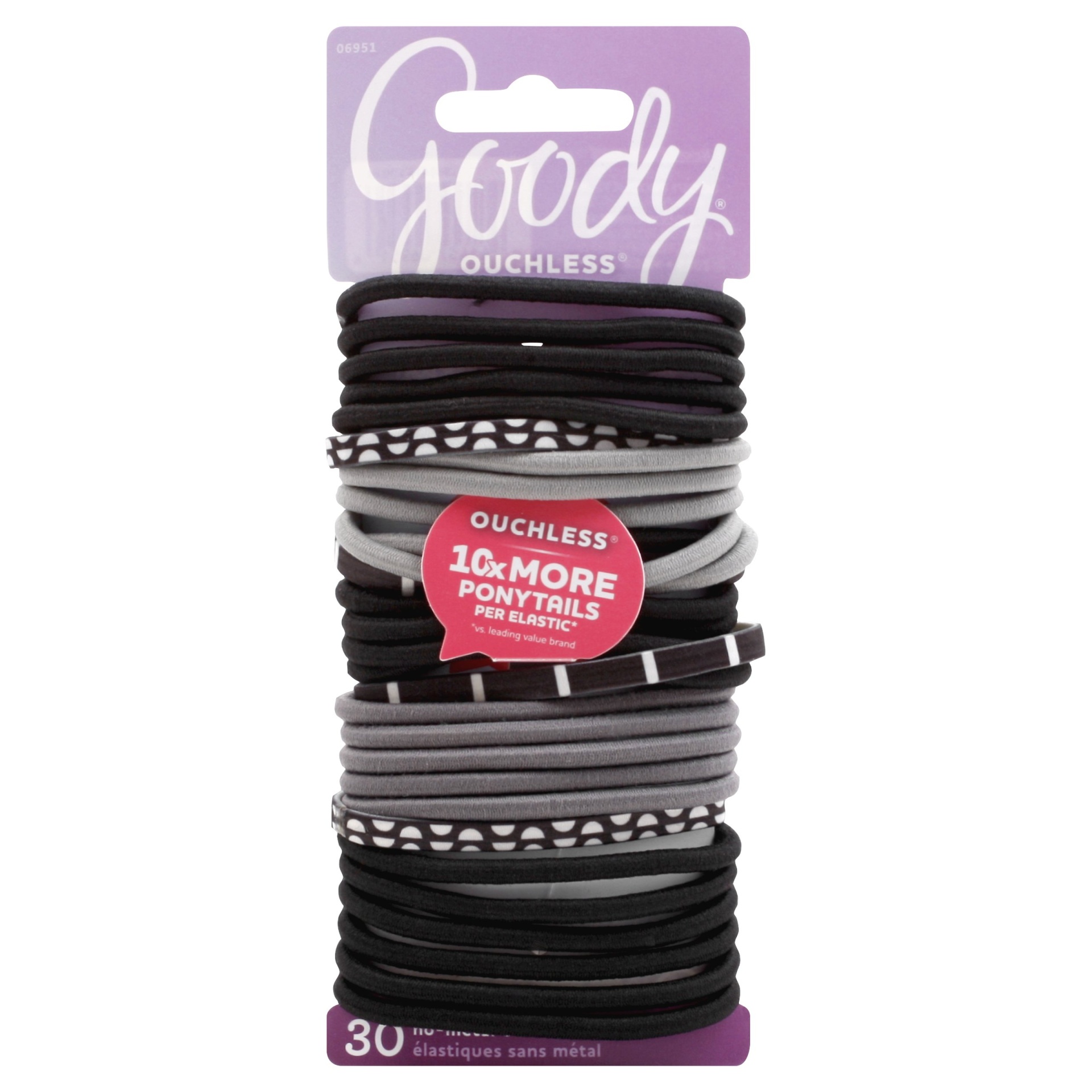 slide 1 of 6, Goody Ouchless Elastics, 30 ct