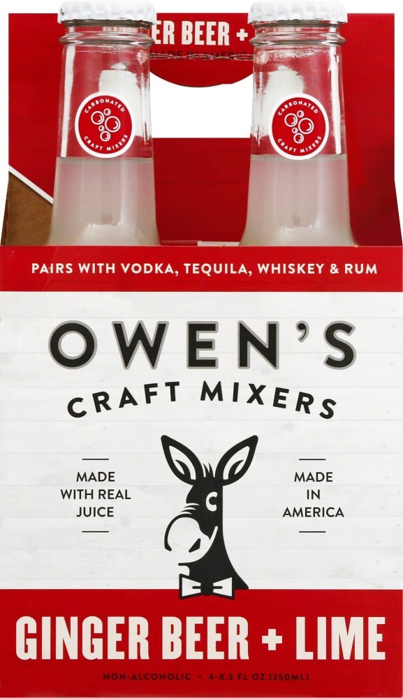 slide 1 of 1, Owens Mixers Ginger Lime- 250 ml, 250 ml
