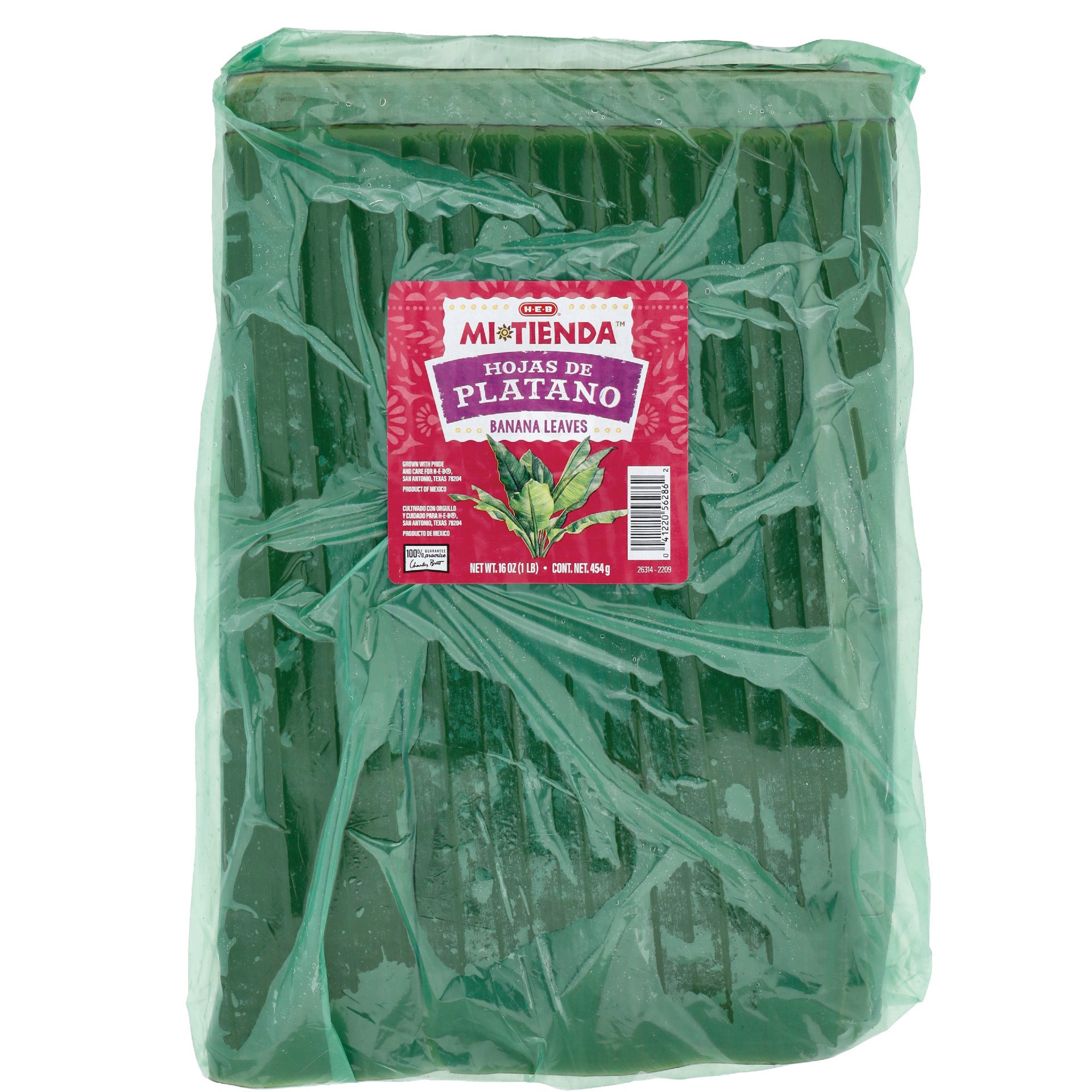 slide 1 of 1, H-E-B Mi Tienda Hojas de Platano Banana Leaves, 1 lb