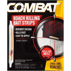 Combat Roach Killing Bait Strips 10 ea