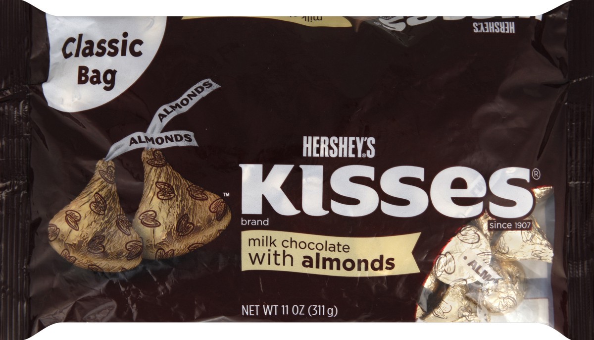 slide 5 of 5, Hershey's Kisses With Almonds, 11 oz