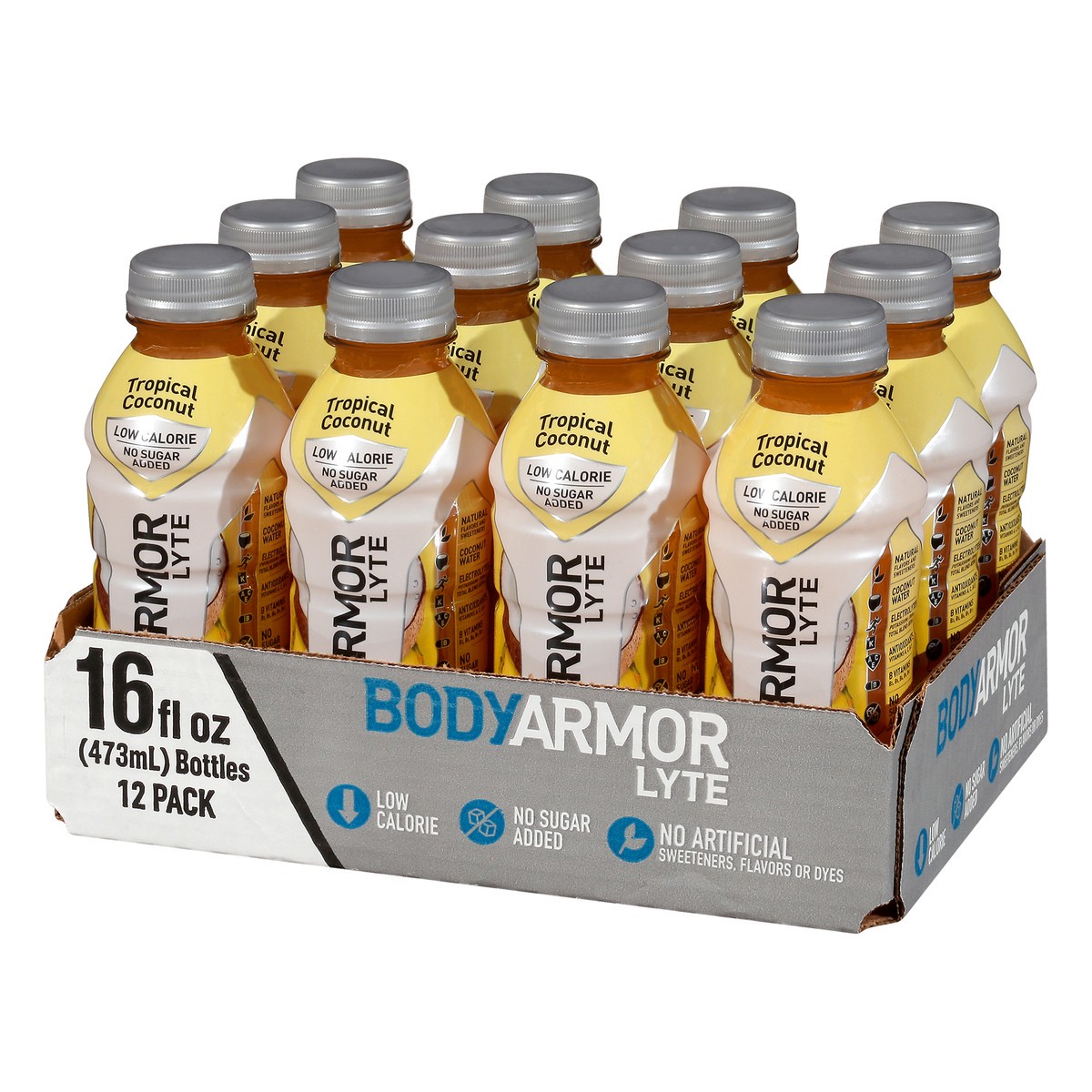 slide 4 of 11, BODYARMOR Lyte Tropical Coconut Sports Drink - 12 ct, 12 ct