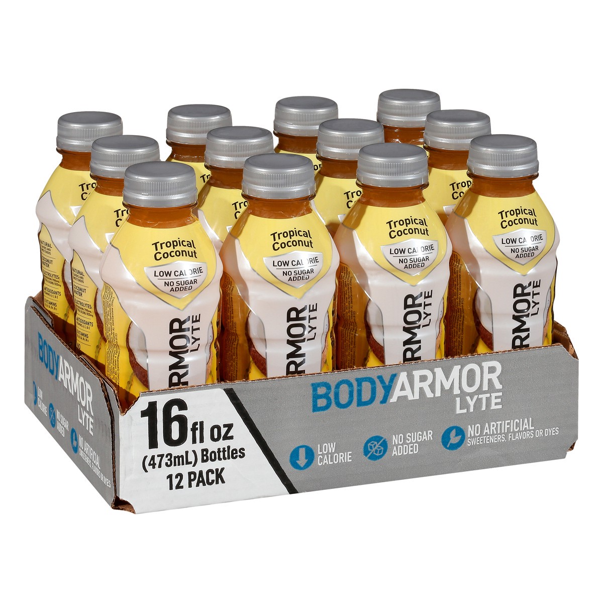 slide 1 of 11, BODYARMOR Lyte Tropical Coconut Sports Drink - 12 ct, 12 ct