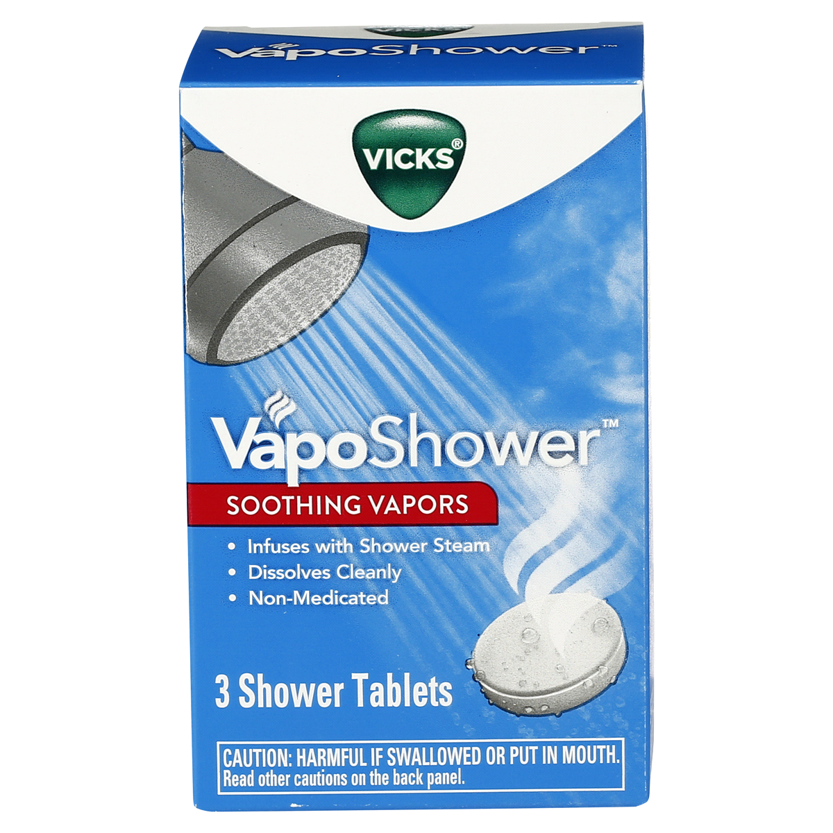 slide 1 of 1, Vicks Vaposhower Soothing Vapors Shower Tablets, 3 ct