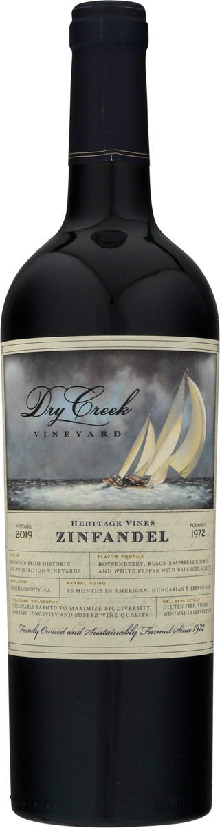 slide 7 of 9, Dry Creek 2019 Heritage Vines Zinfandel 750 ml, 750 ml