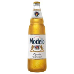 Modelo Especial Mexican Lager Import Beer, 24 fl. oz. Single Beer Bottle, 4.4% ABV