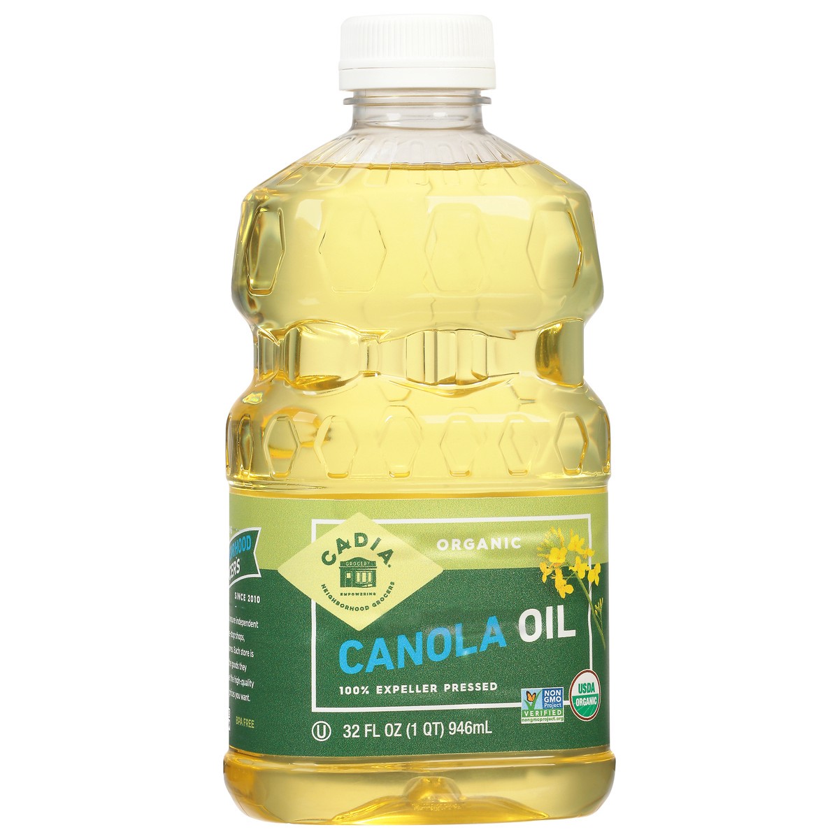 slide 5 of 9, Cadia Organic Canola Oil 32 fl oz, 32 fl oz