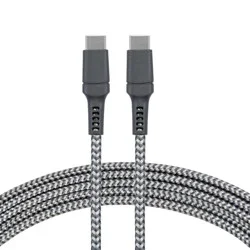 Cellcandy Braided USB-C to C Cable - Grey