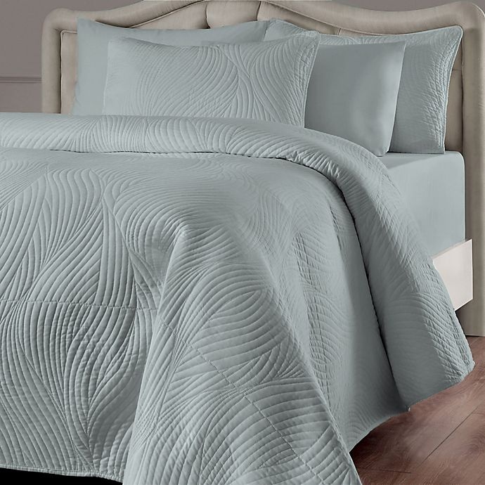 slide 1 of 2, Brielle Stream Twin Quilt Set - Sea Foam, 1 ct