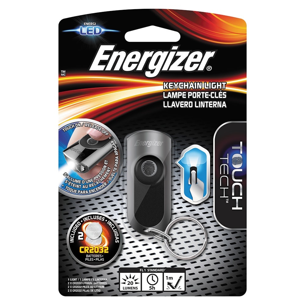 slide 1 of 1, Energizer Keychain Light - Black, 1 ct