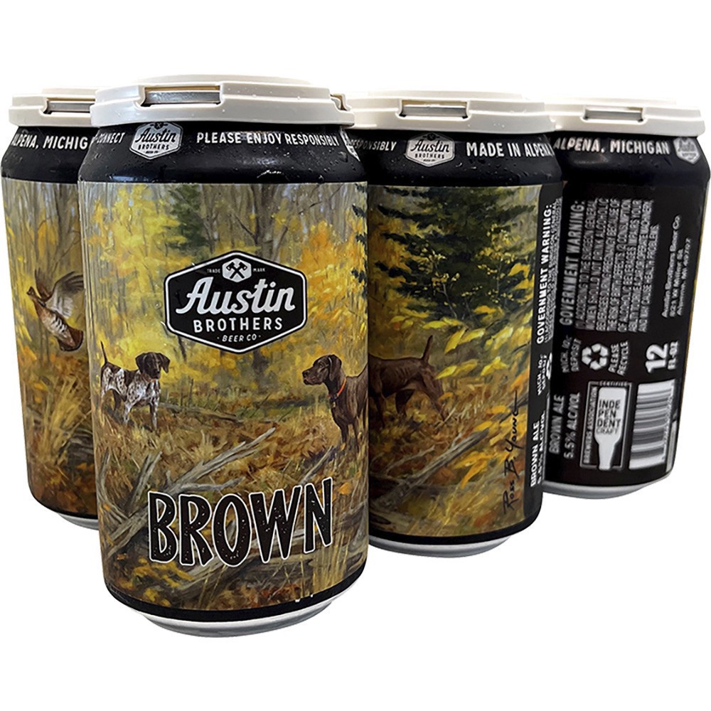 slide 1 of 1, Austin Brothers Brown A, 6 ct; 12 oz