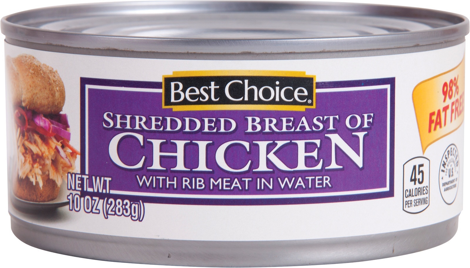 slide 1 of 1, Best Choice Shredded Breast Chicken, 10 oz