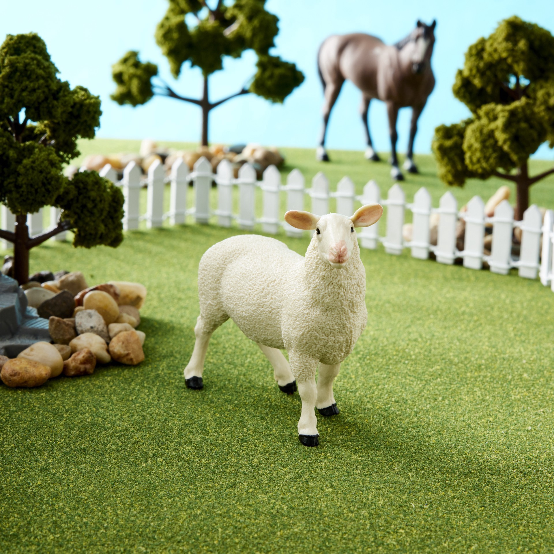 slide 2 of 2, Safari Ltd. Safari Ltd Ewe, 3 in x 2.5 in