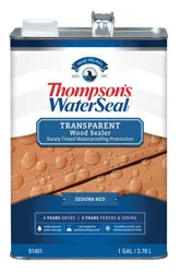 Thompson's WaterSeal Transparent Wood Sealer - Sedona Red, 1 gal