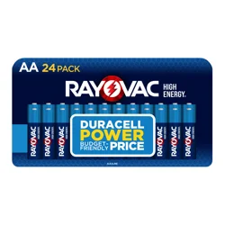 Rayovac High Energy AA Batteries (24 Pack), Double A Alkaline Batteries