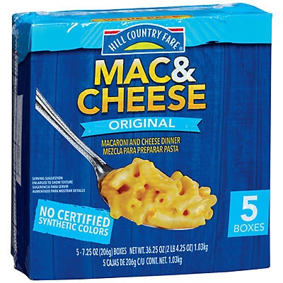 slide 1 of 1, Hill Country Fare Original Mac & Cheese, 5 ct