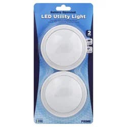 Prime Push Led Utility Light 2 Pack - White