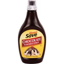 Always Save Chocolate Flavored Syrup