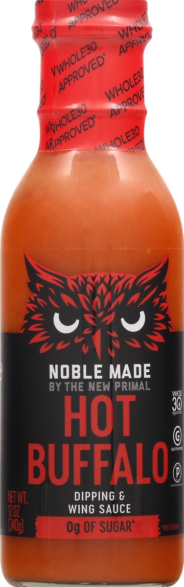 slide 6 of 9, The New Primal Buffalo Hot Sauce Noble Made, 12 fl oz