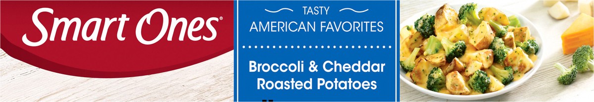 slide 7 of 9, Smart Ones Broccoli Cheddar Roasted Potatoes Frozen Meal, 9 oz Box, 9 oz