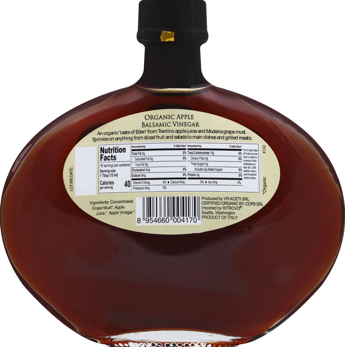 slide 4 of 7, Ritrovo Selections Balsamic Vinegar - 6.78 oz, 6.78 oz