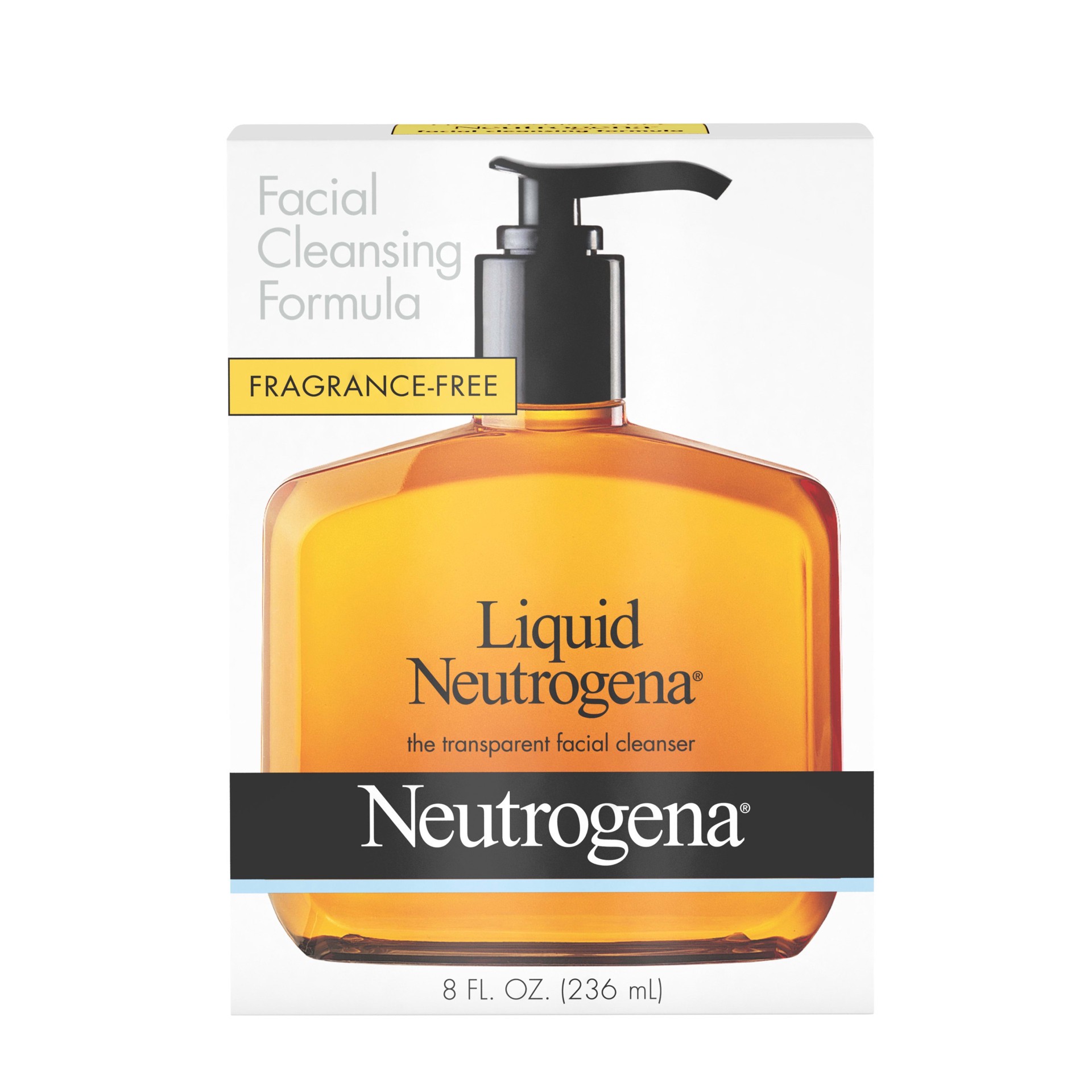 slide 1 of 6, Neutrogena Unscented Liquid Neutrogena Fragrance-Free Mild Facial Cleanser, 8 fl oz