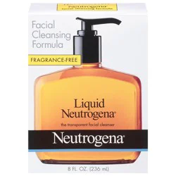 Liquid Neutrogena Fragrance-Free Gentle Facial Cleanser & Face Wash, 8 fl oz