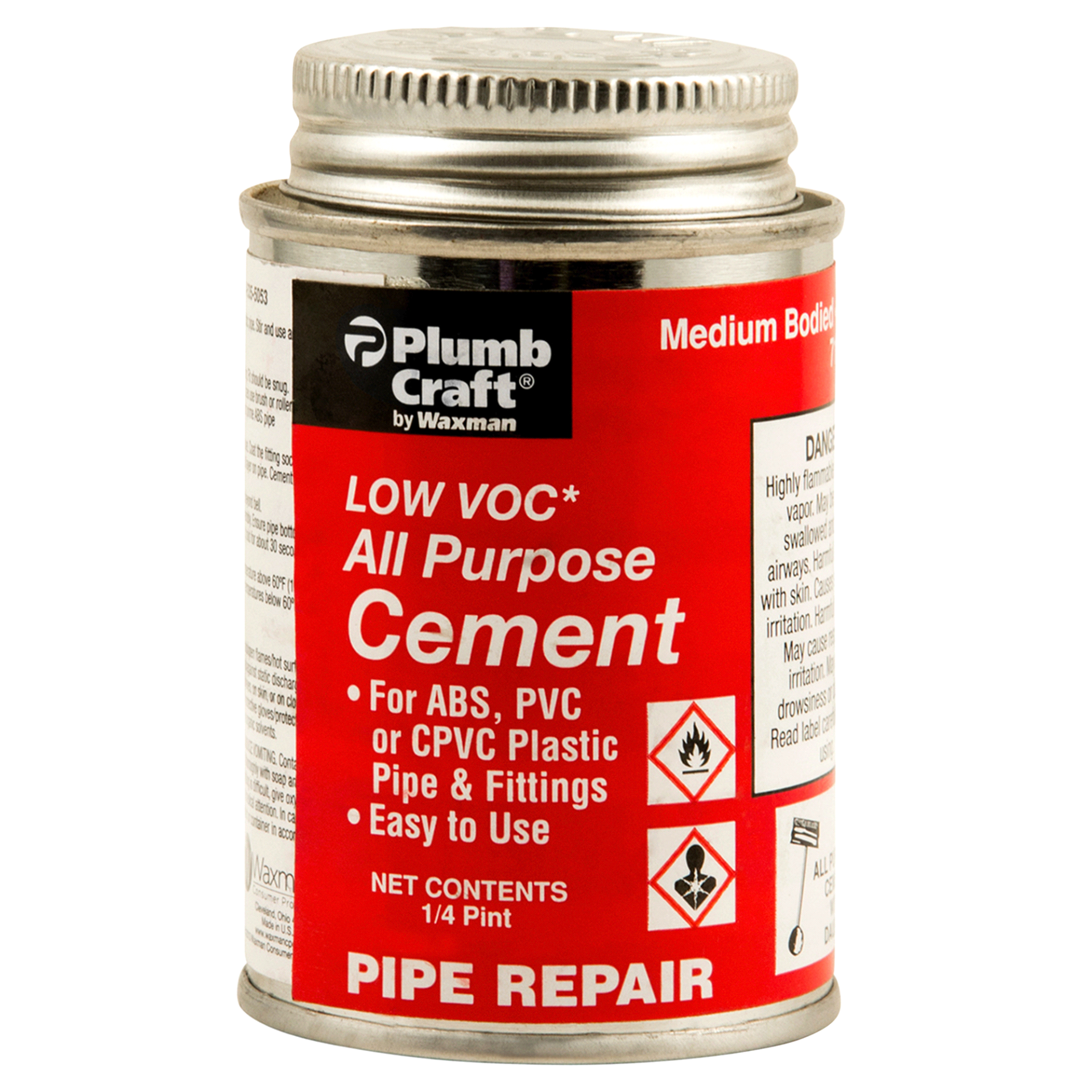 slide 1 of 1, PlumbCraft All Purpose Cement, 1/4 pint