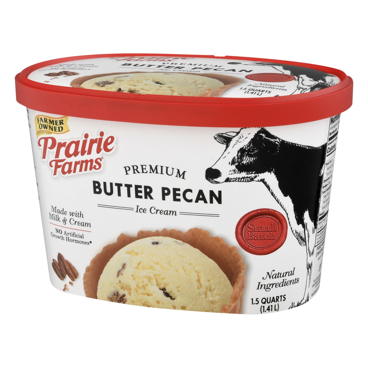 slide 5 of 13, Prairie Farms Premium Butter Pecan Ice Cream 1.5 qt, 1.5 qt