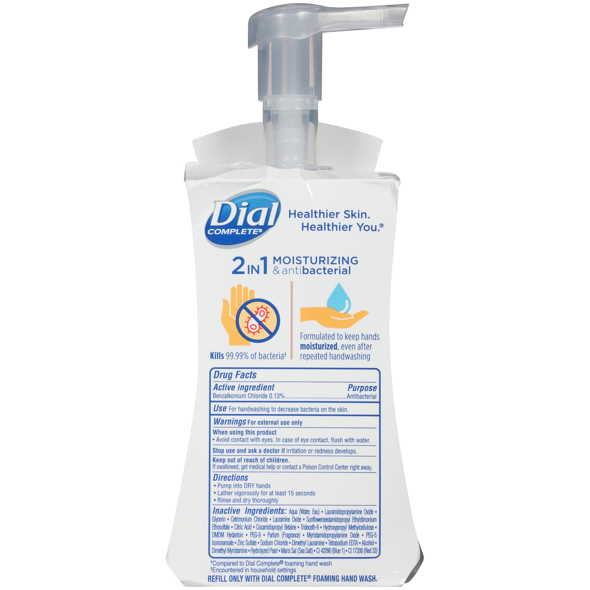 slide 2 of 6, Dial 2 in 1 Pearl Essence Liquid Hand Soap, 7.5 oz