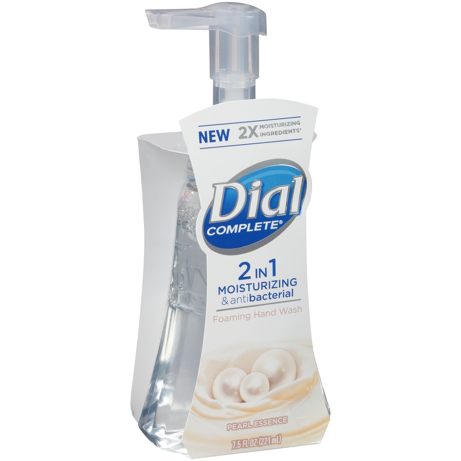 slide 3 of 6, Dial 2 in 1 Pearl Essence Liquid Hand Soap, 7.5 oz