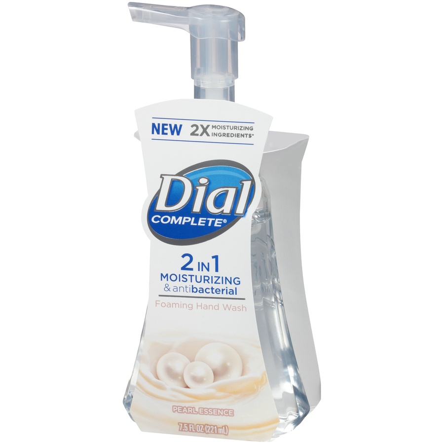 slide 4 of 6, Dial 2 in 1 Pearl Essence Liquid Hand Soap, 7.5 oz