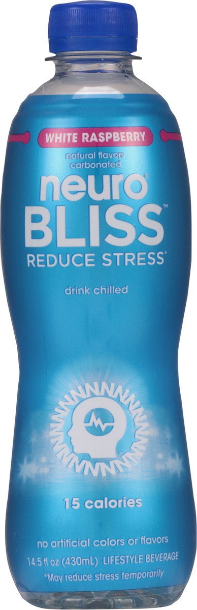 slide 7 of 9, Neuro Bliss Reduce Stress White Raspberry Lifestyle Beverage 14.5 fl oz, 14.5 fl oz