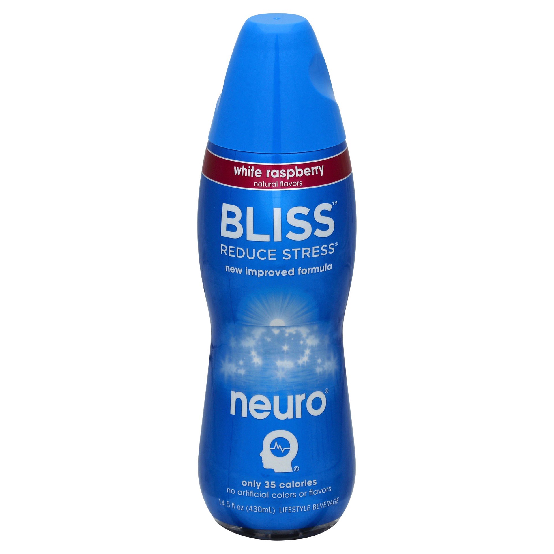 slide 1 of 9, Neuro Bliss Reduce Stress White Raspberry Lifestyle Beverage 14.5 fl oz, 14.5 fl oz