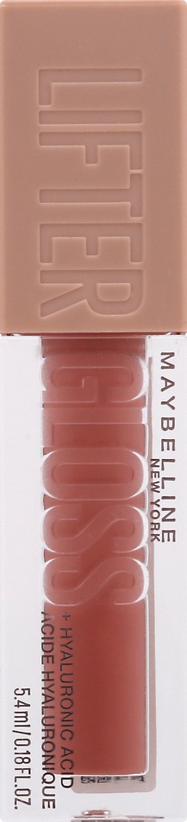 slide 3 of 13, Maybelline Lifter Gloss Plumping Lip Gloss with Hyaluronic Acid - 6 Reef - 0.18 fl oz, 0.18 fl oz