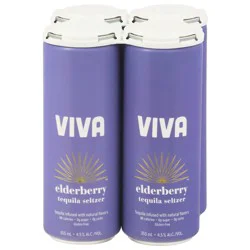 Viva Tequila Seltzer Elderberry