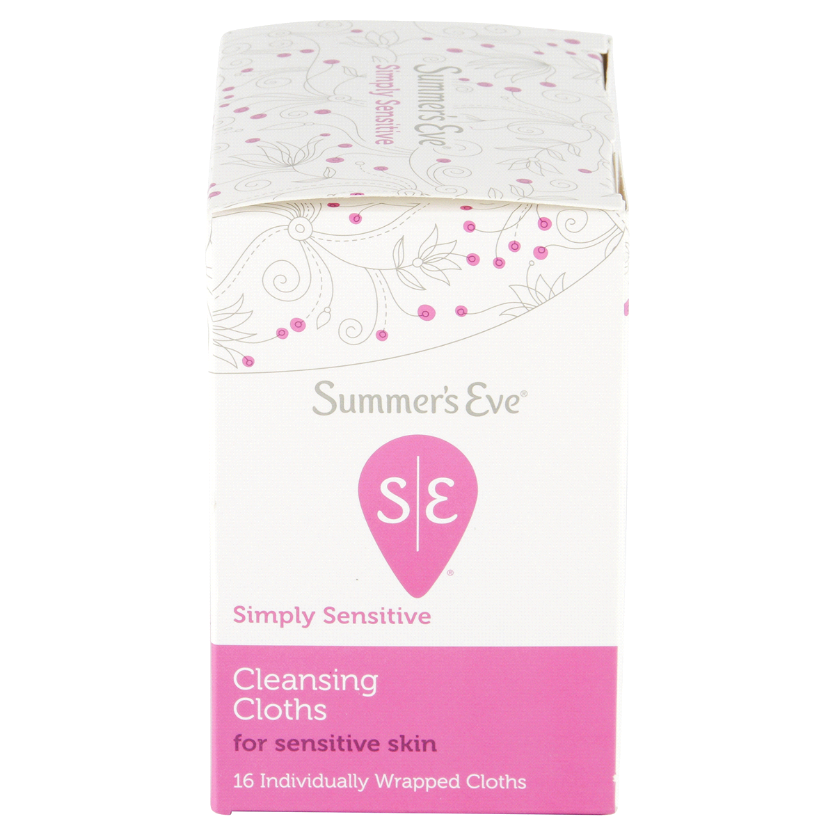 slide 2 of 5, Summer's Eve Simply Sensitive Daily Feminine Wipes, Removes Odor, pH Balanced, 16 count, 16 ct
